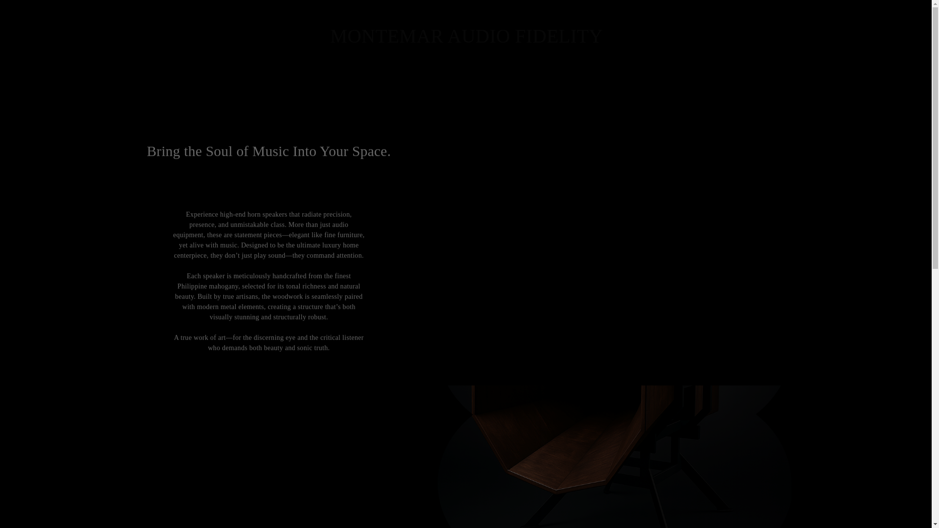 website screenshot of https://montemaraudiofidelity.com/
