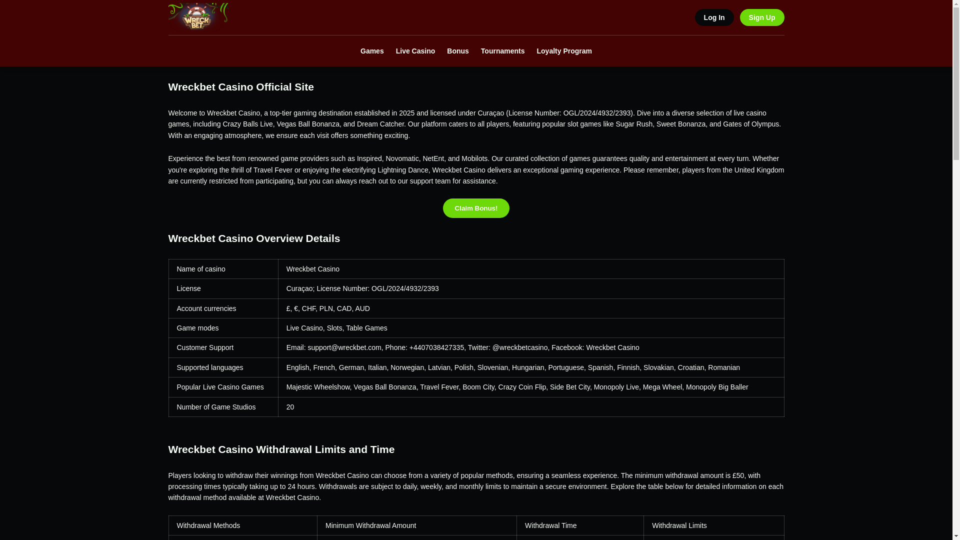 website screenshot of https://wreckbet-me-uk.pages.dev/