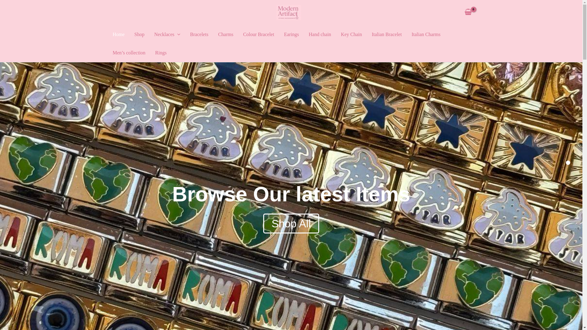 website screenshot of https://modern-artifacteg.com/