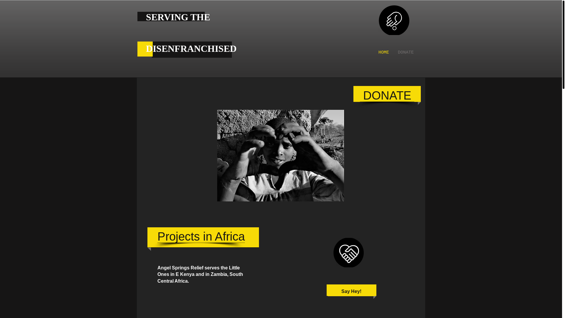 website screenshot of https://pamojakenya.net/