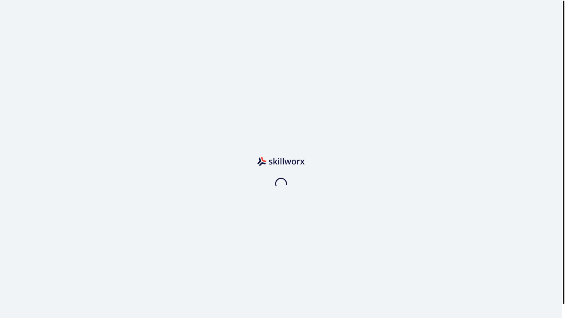website screenshot of https://app.skillworx.de/