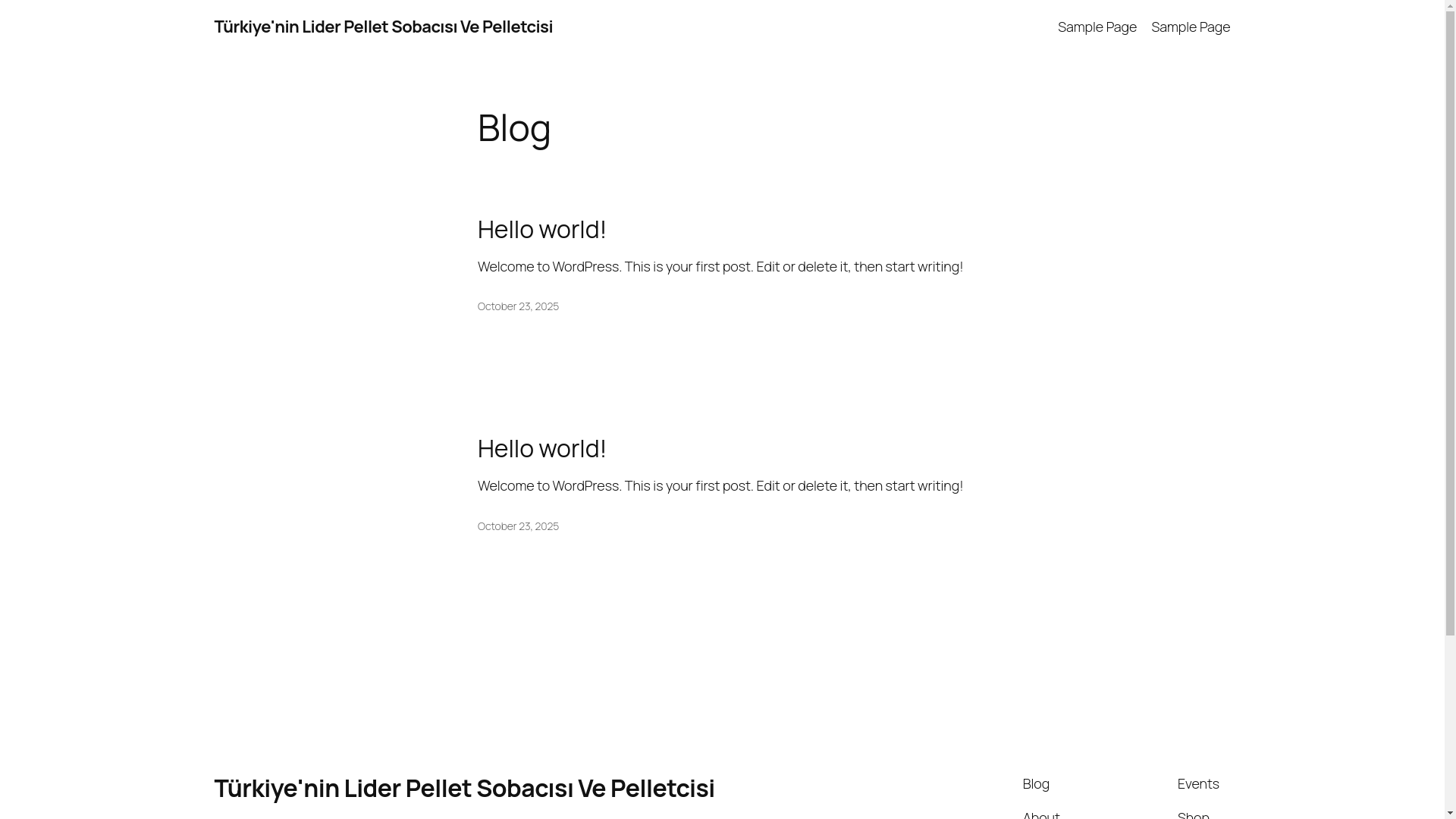 website screenshot of https://pelletsobaci.com/