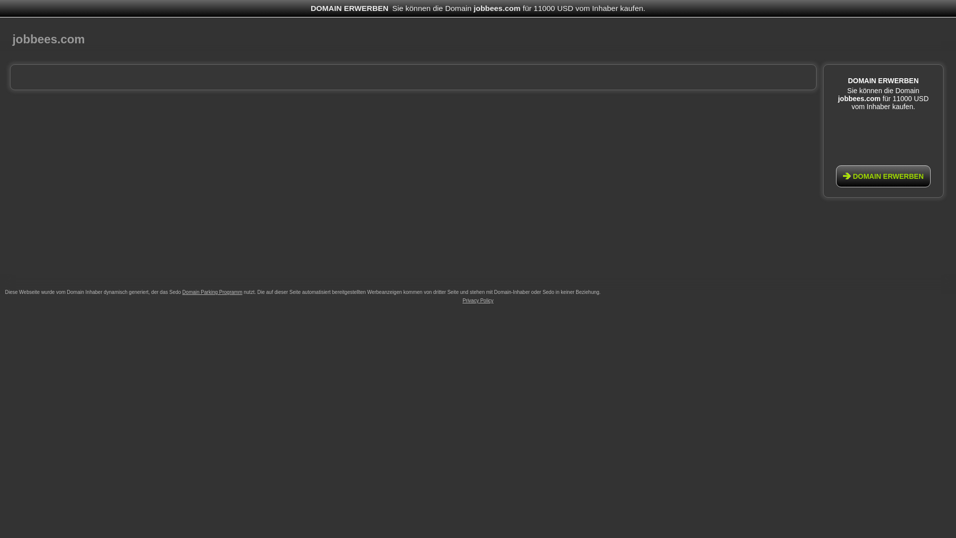 website screenshot of https://a.mx.jobbees.com