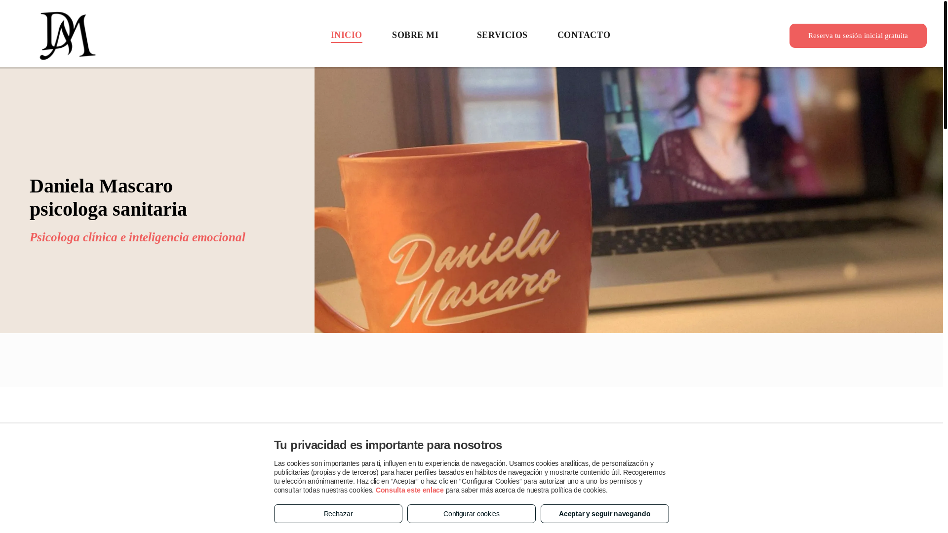website screenshot of https://danielamascaropsicologa.com/