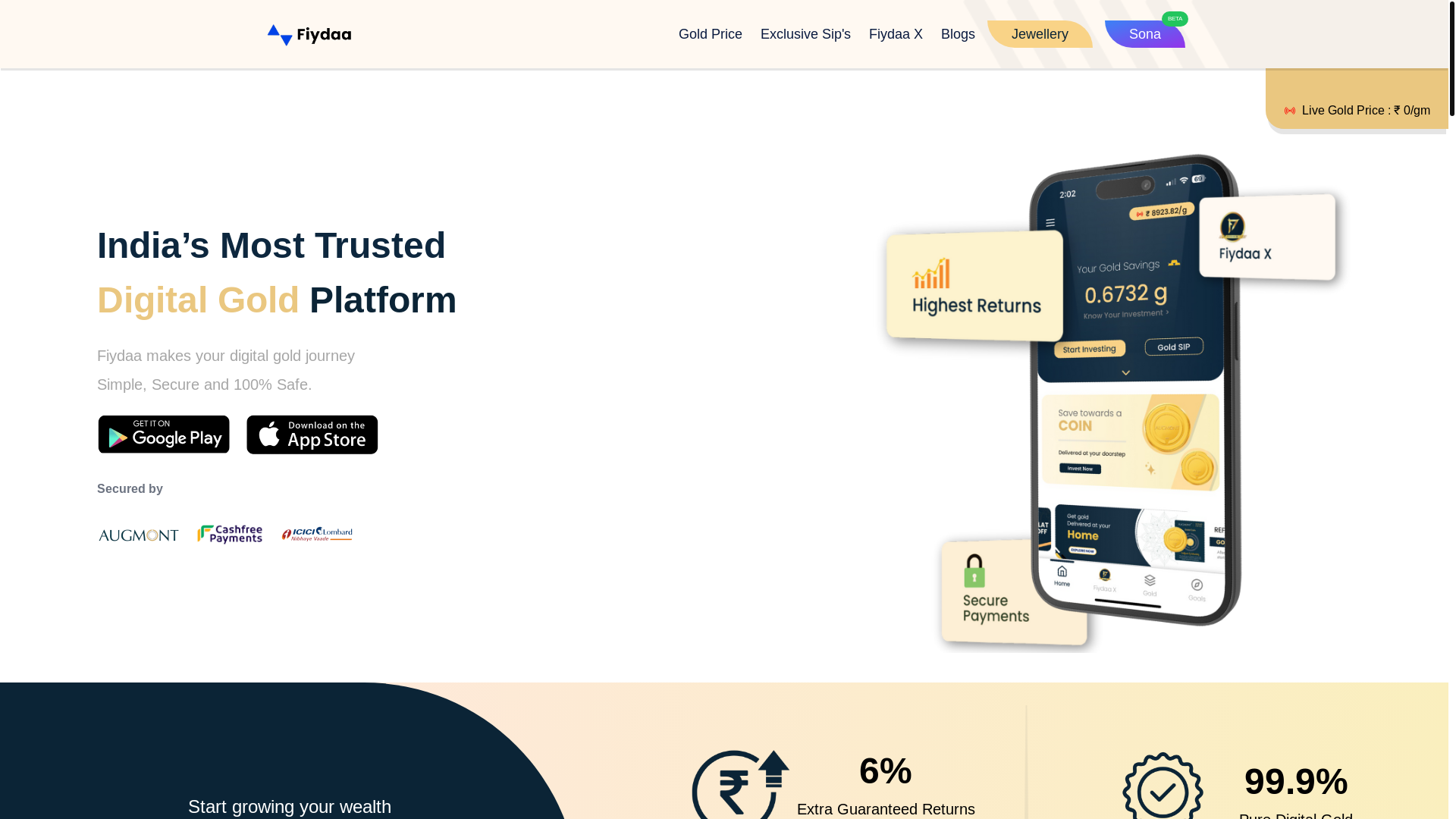 website screenshot of https://fund-thrive.live/