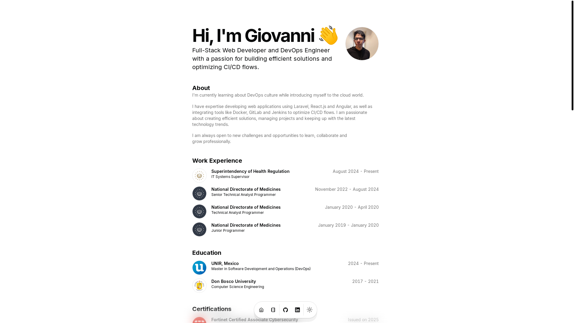 website screenshot of https://ifgiovanni-com.pages.dev/