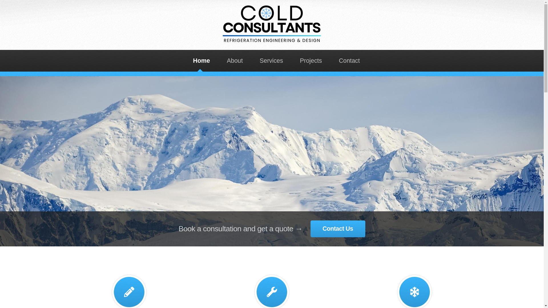 website screenshot of https://coldconsultants.pages.dev/