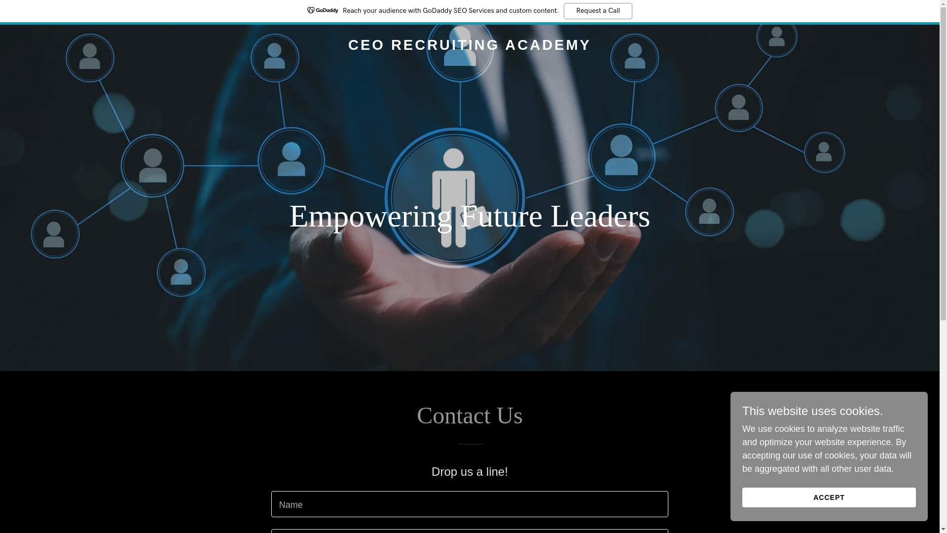 website screenshot of https://ceorecruiting.academy/
