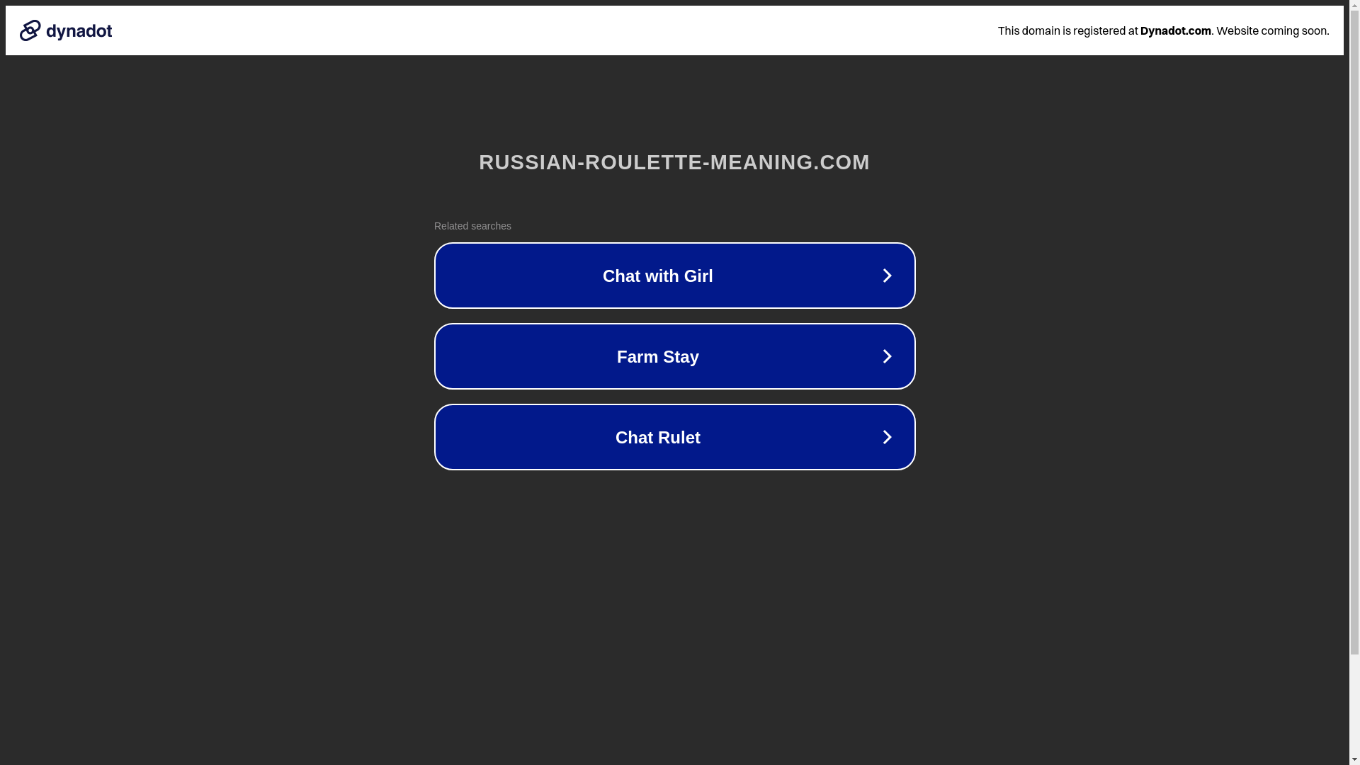 website screenshot of https://russian-roulette-meaning.com/