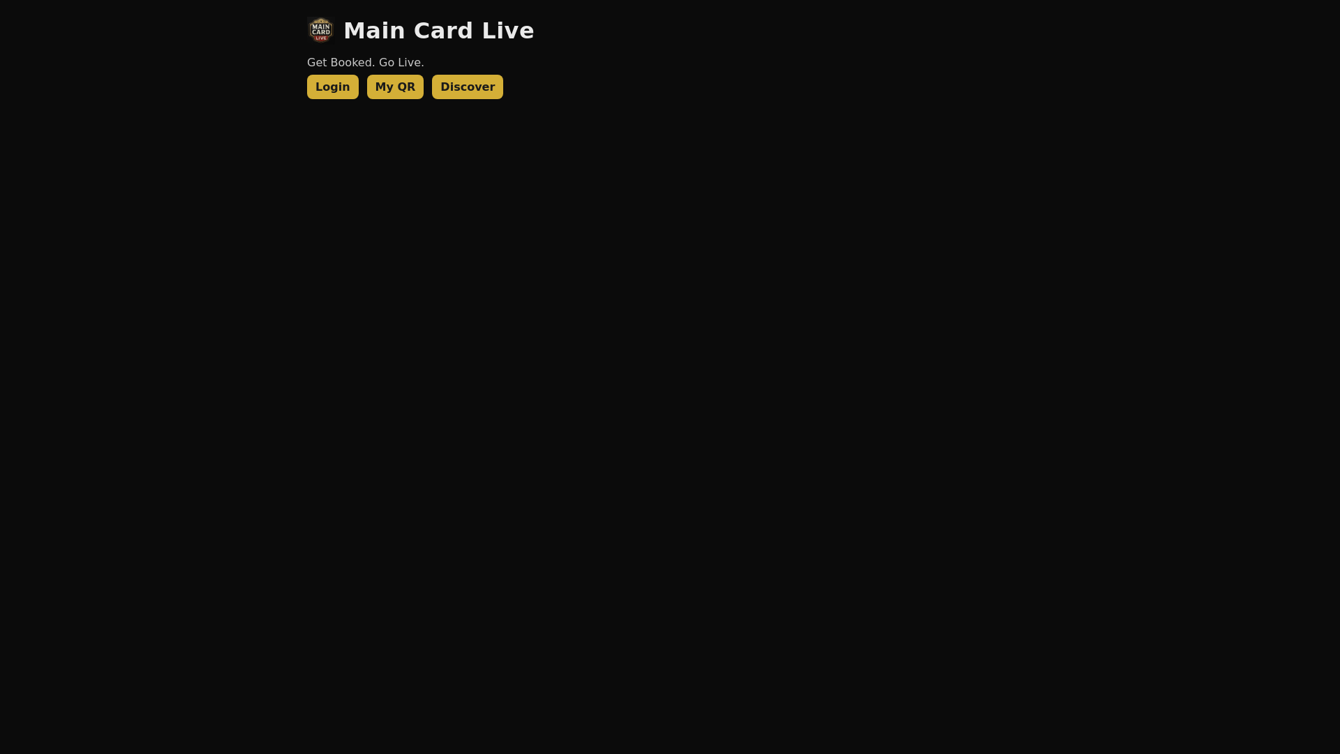 website screenshot of https://maincard-live.pages.dev/