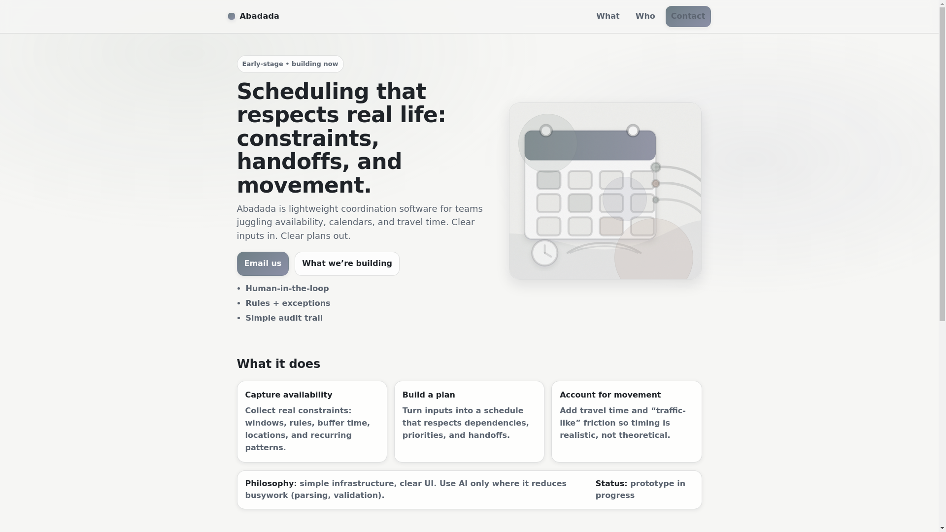 website screenshot of https://abadada-site.pages.dev/