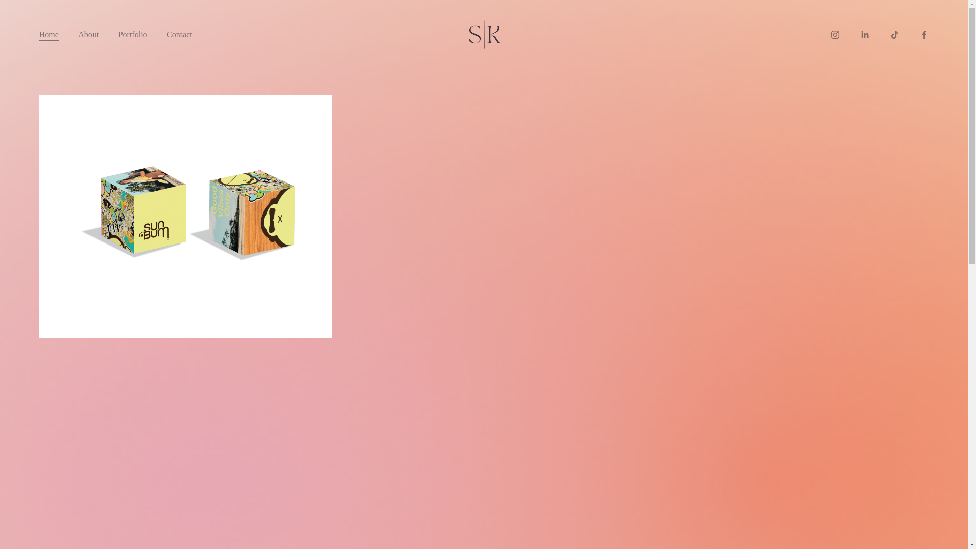 website screenshot of https://sadiekleindesign.com/
