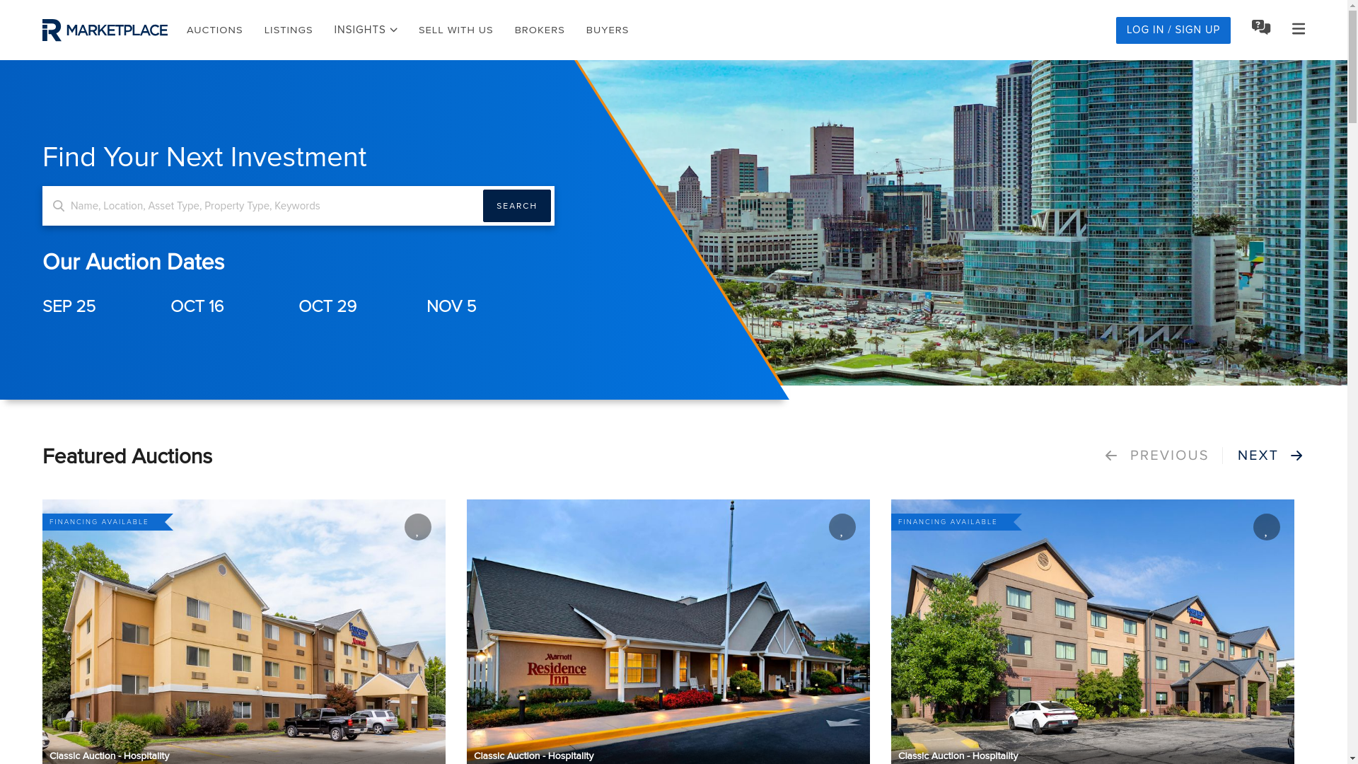 website screenshot of https://rimarketplace.com/
