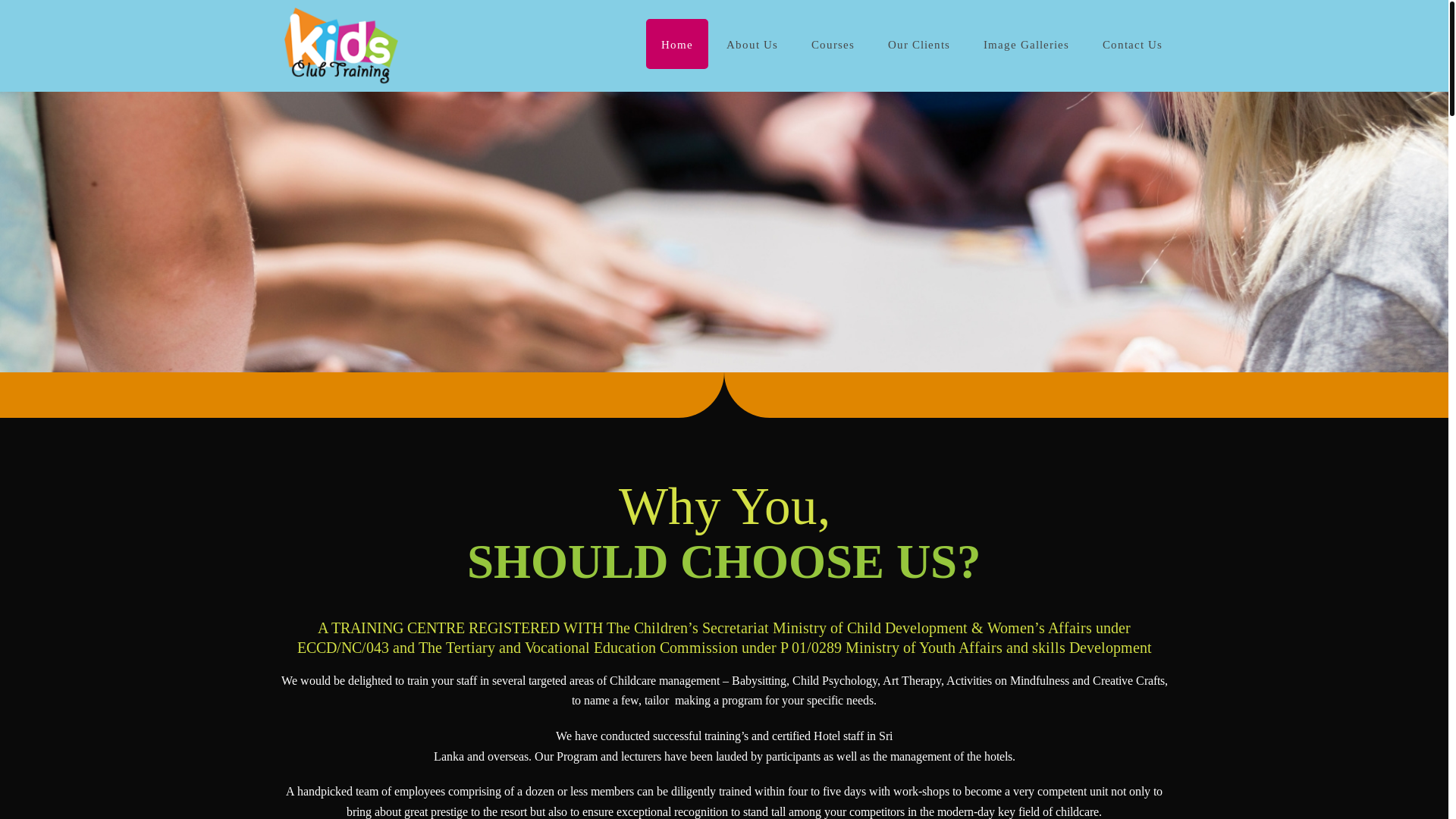 website screenshot of https://kidsclubtrainingc.pages.dev/