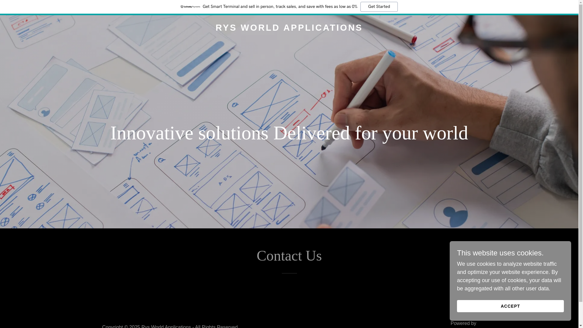 website screenshot of https://rysworldapplications.com/