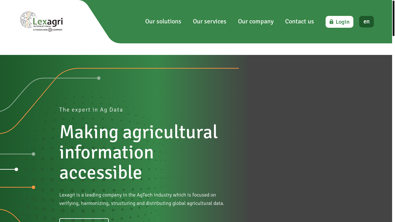 website screenshot of https://lexagri.com/