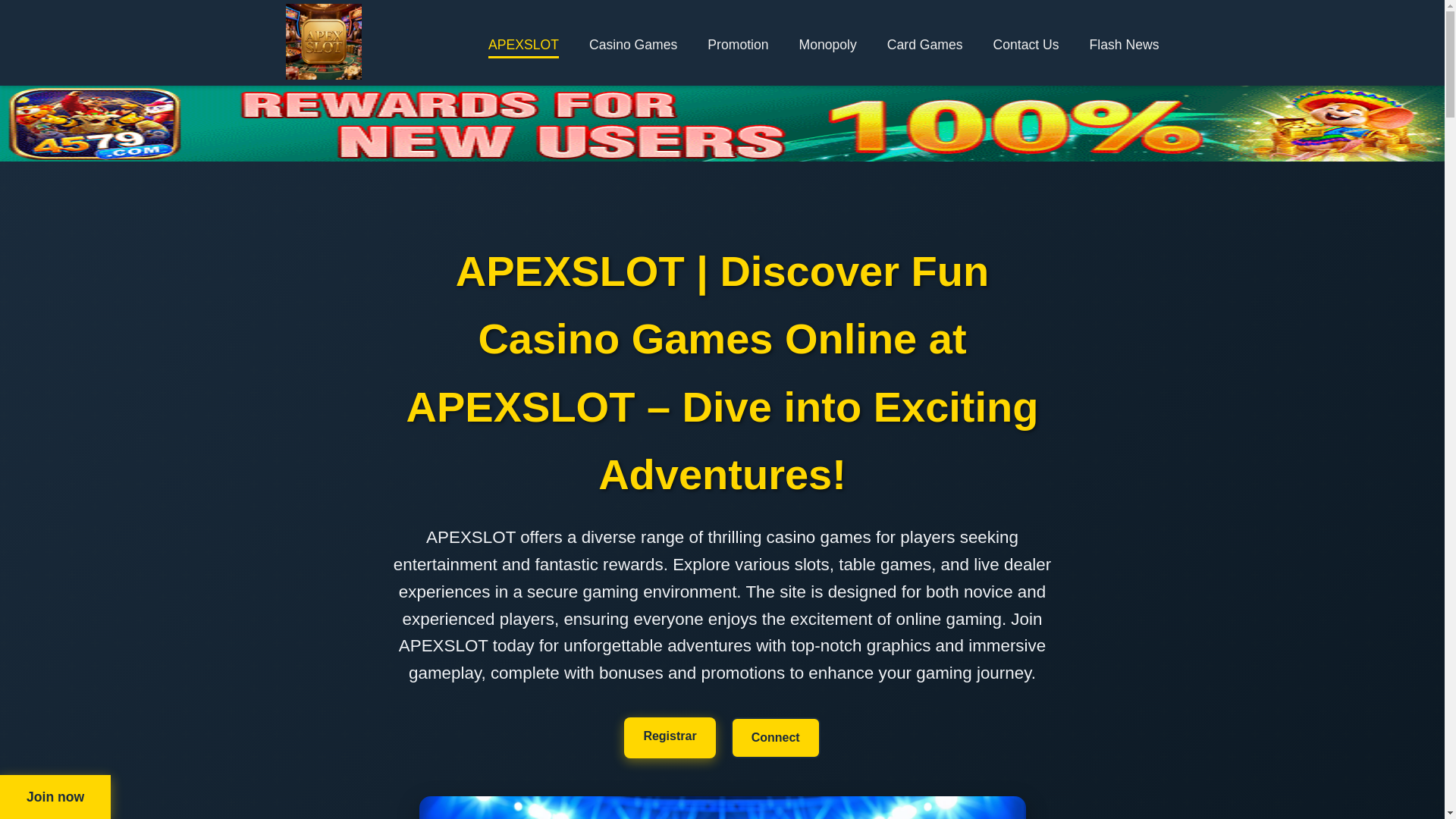 website screenshot of https://apexslotwin.com/