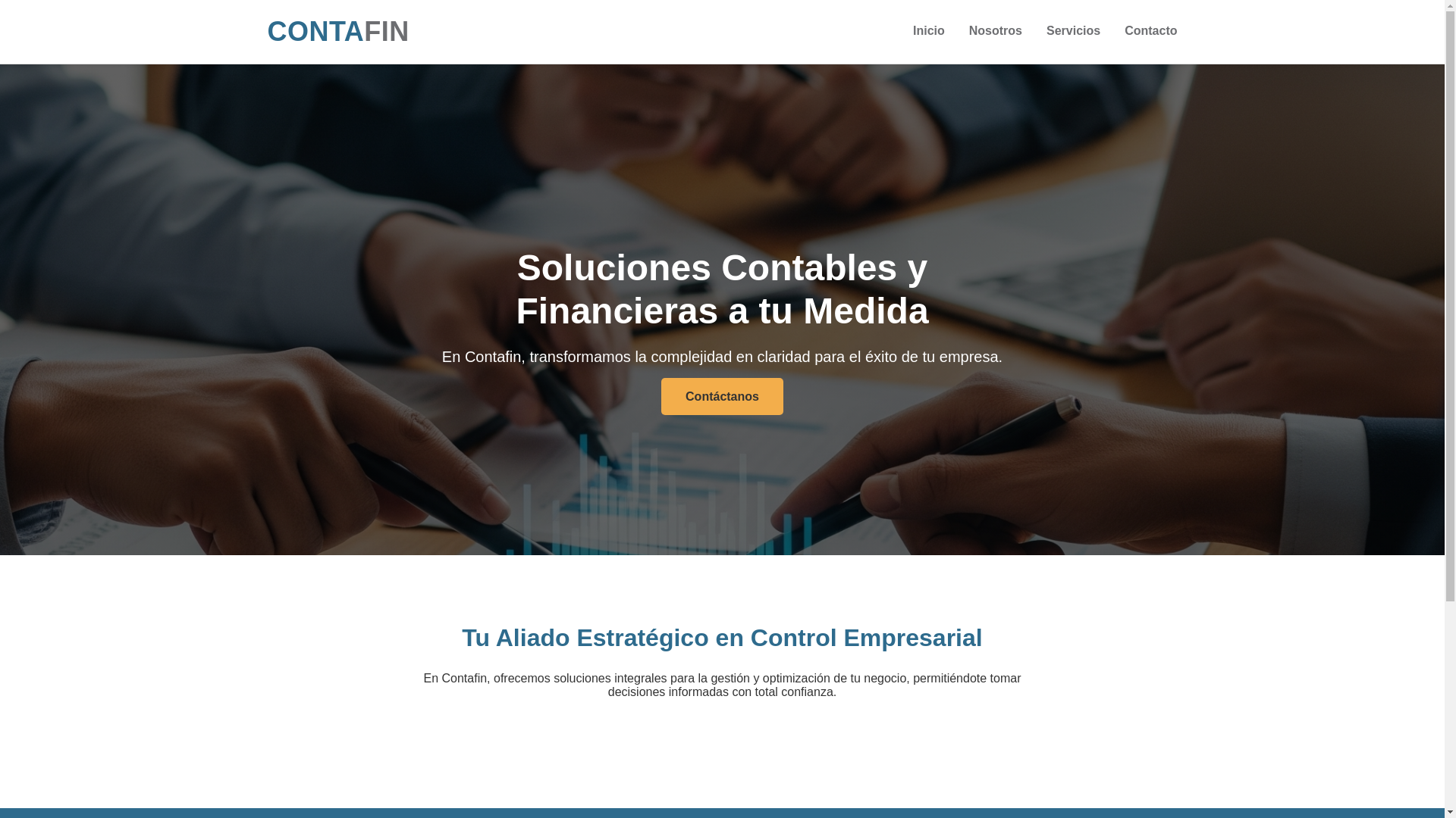 website screenshot of https://contafinconsultores.com/