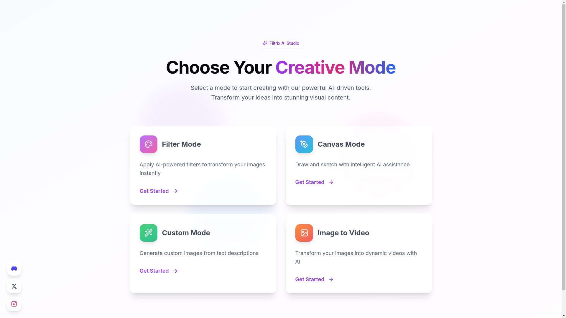 website screenshot of https://filtrix-app.pages.dev/