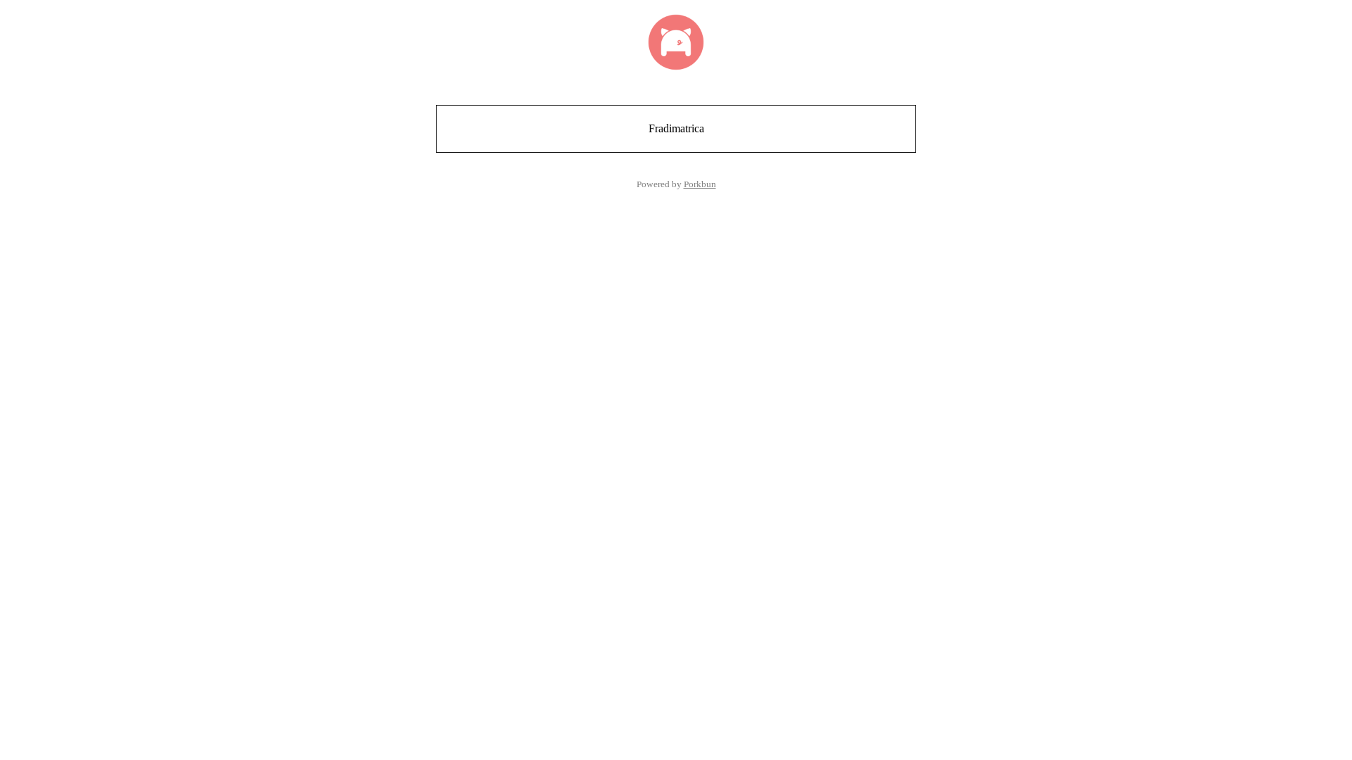 website screenshot of https://fradimatrica.com/