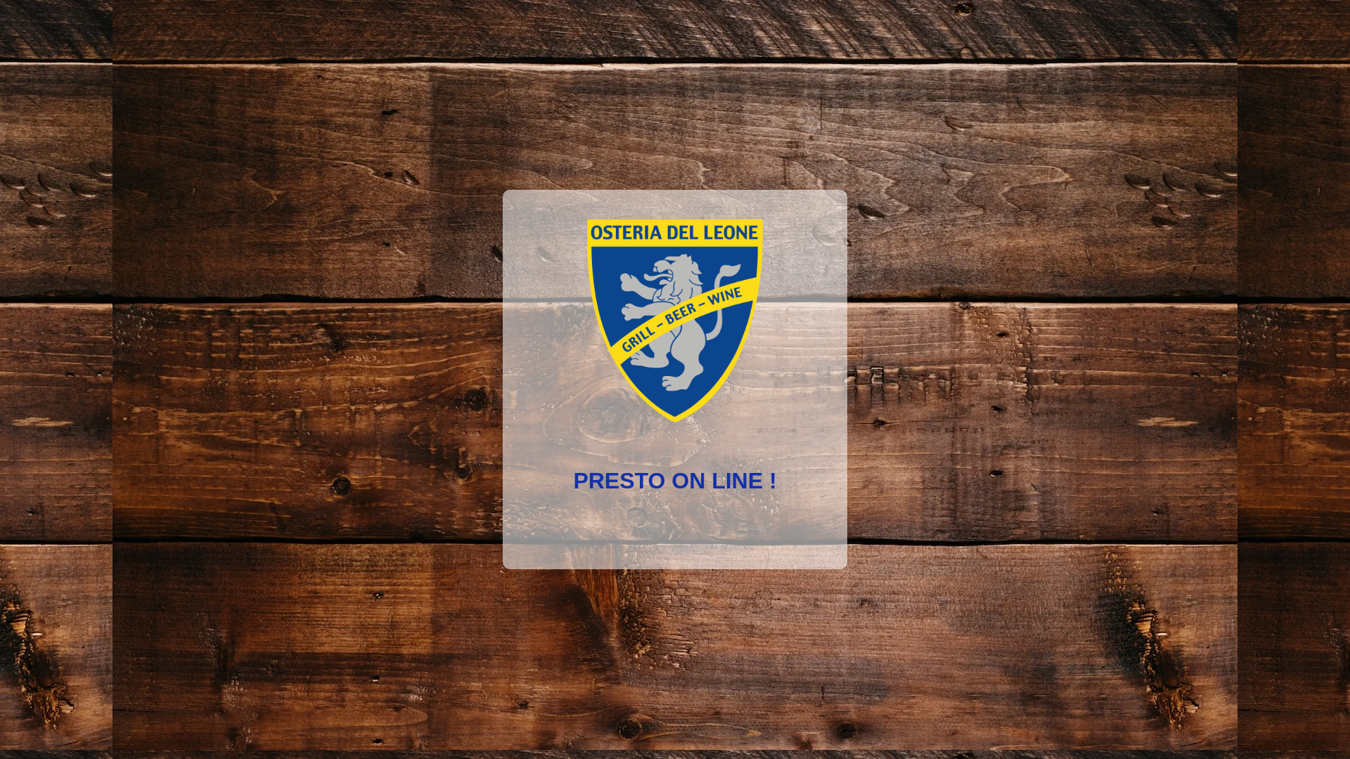 website screenshot of https://osteriadelleonefrosinone.it/