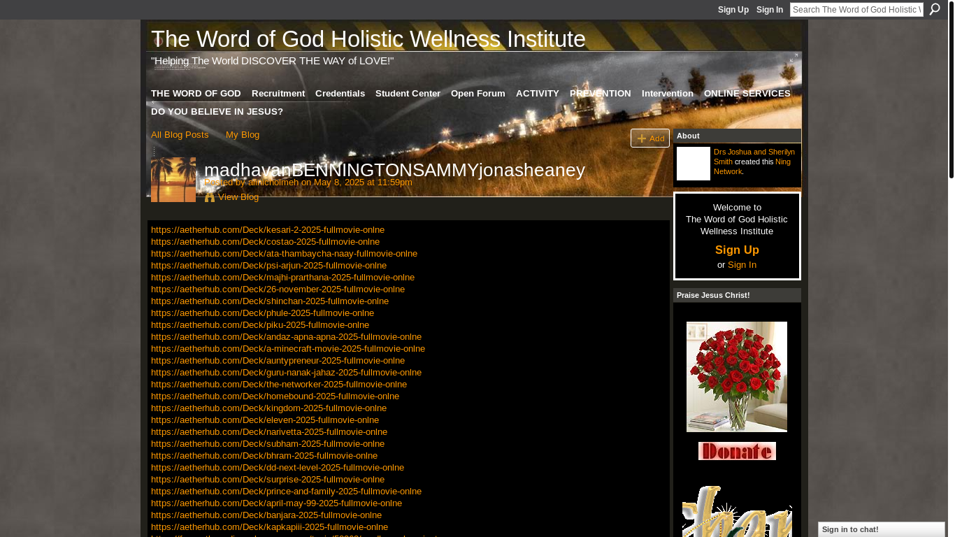 website screenshot of https://healingxchange.ning.com/profiles/blogs/madhavanbenningtonsammyjonasheaney