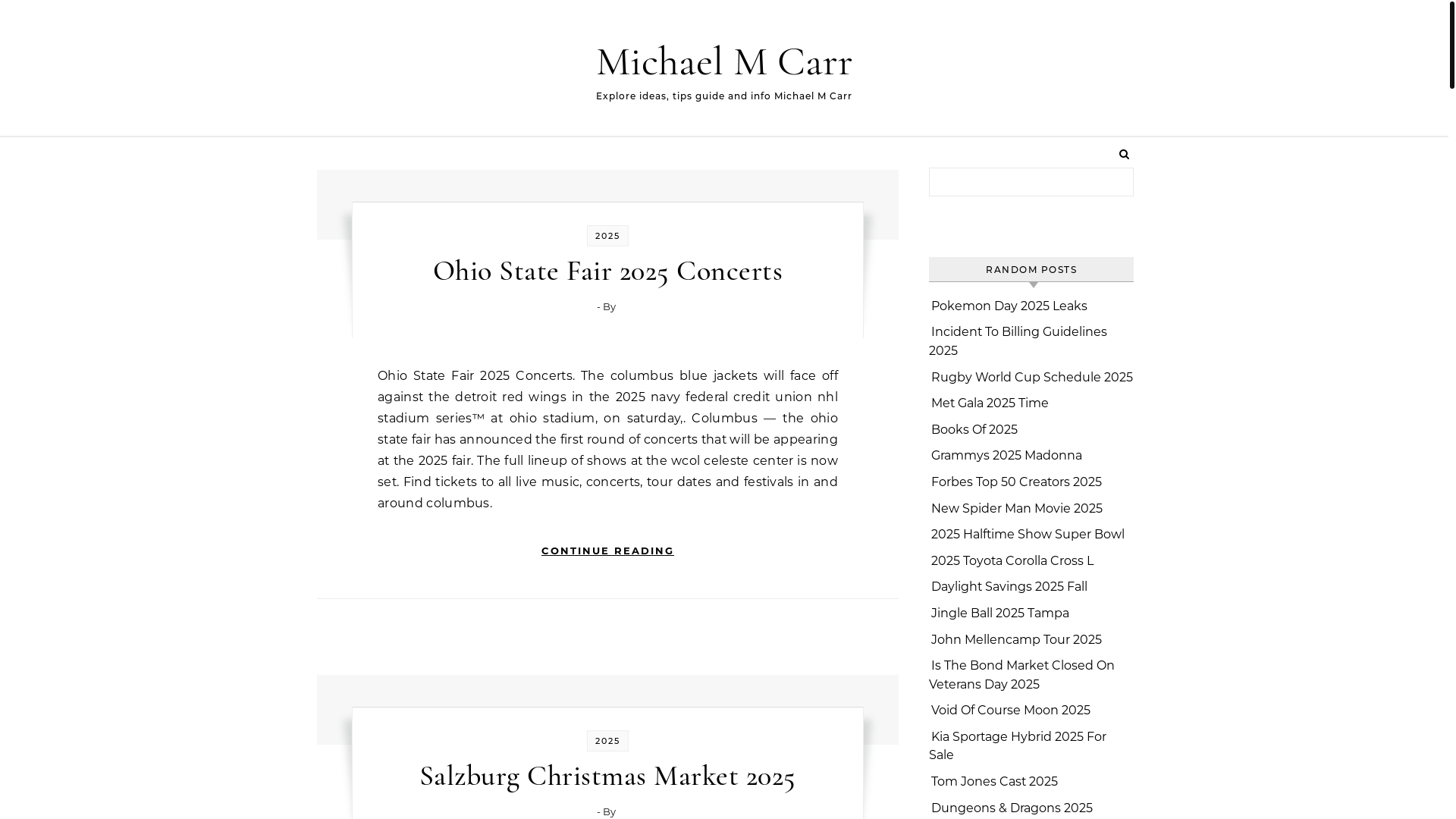 website screenshot of https://michaelmcarrm.pages.dev/