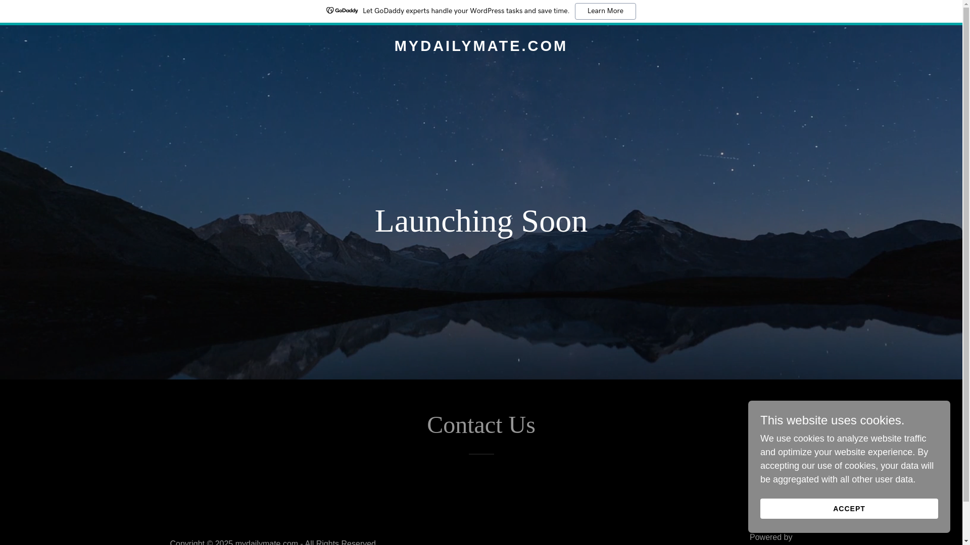 website screenshot of https://mydailymate.com/