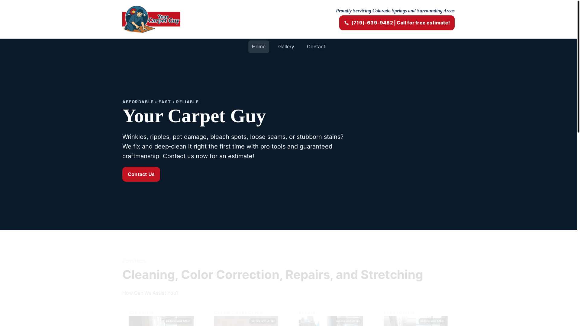 website screenshot of https://carpetwebsite.pages.dev/