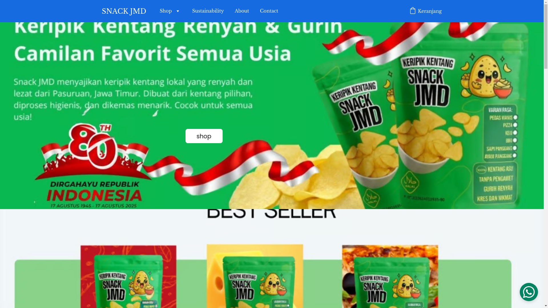 website screenshot of https://snackjmd.com/