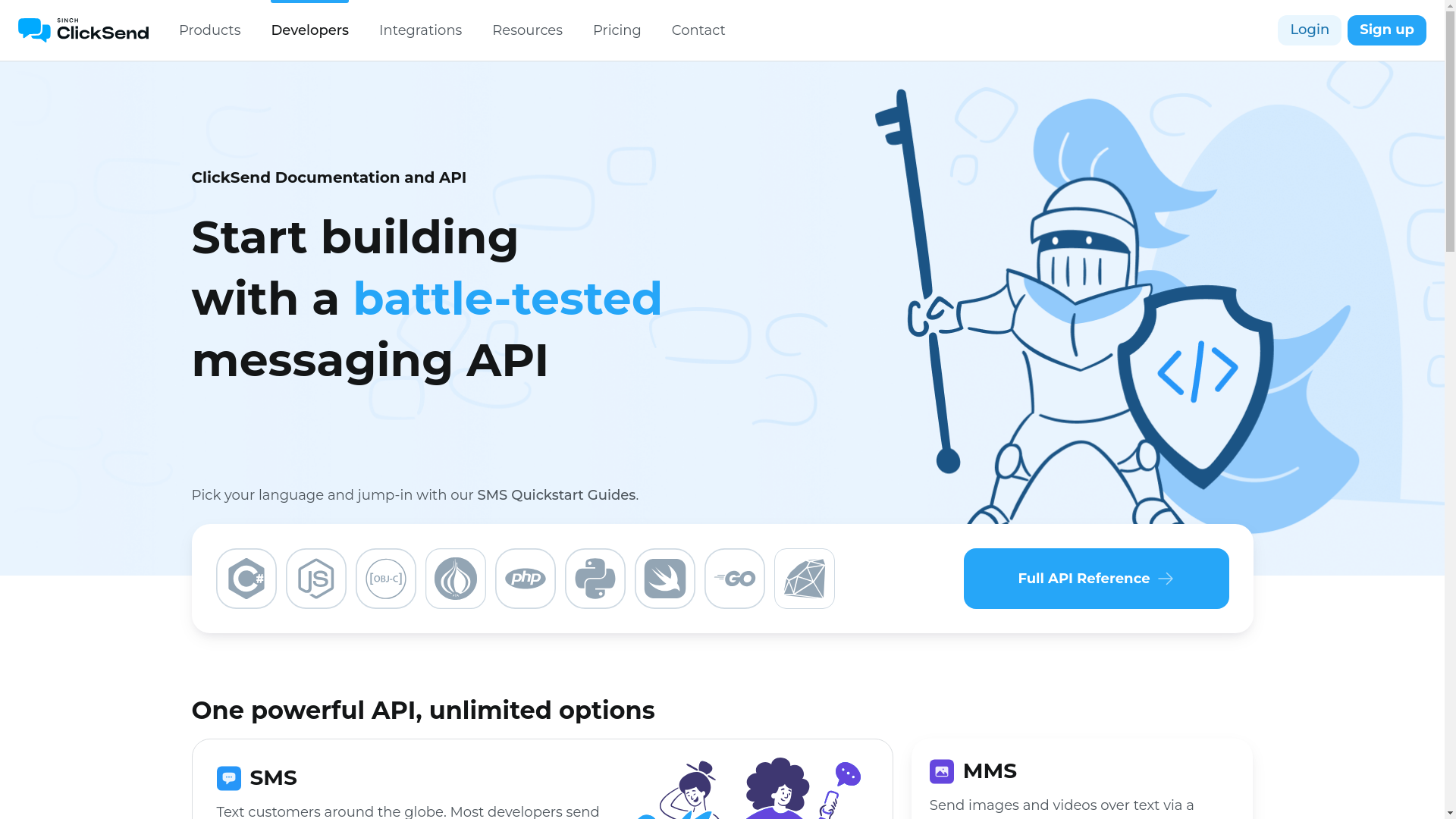 website screenshot of https://rest.online-send.com