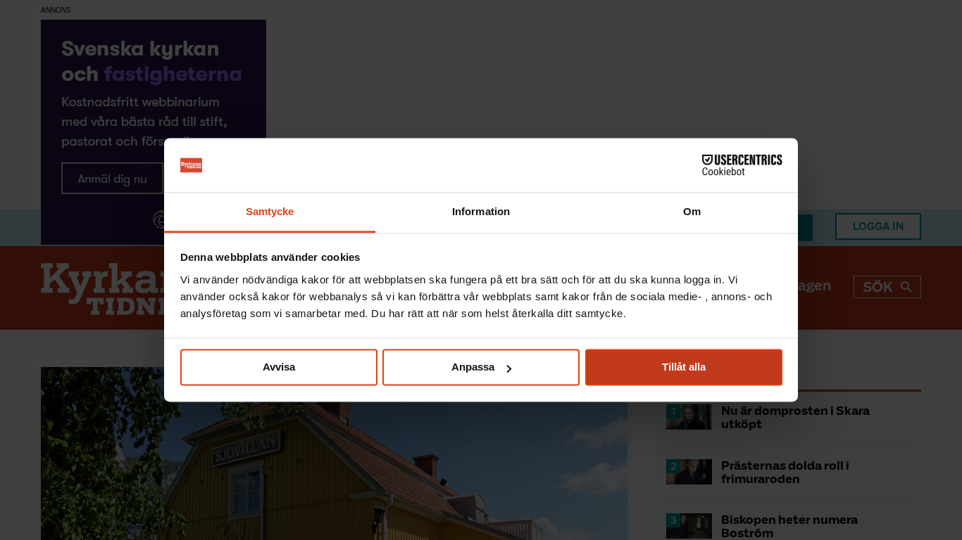 website screenshot of https://kyrkanstidning.se/