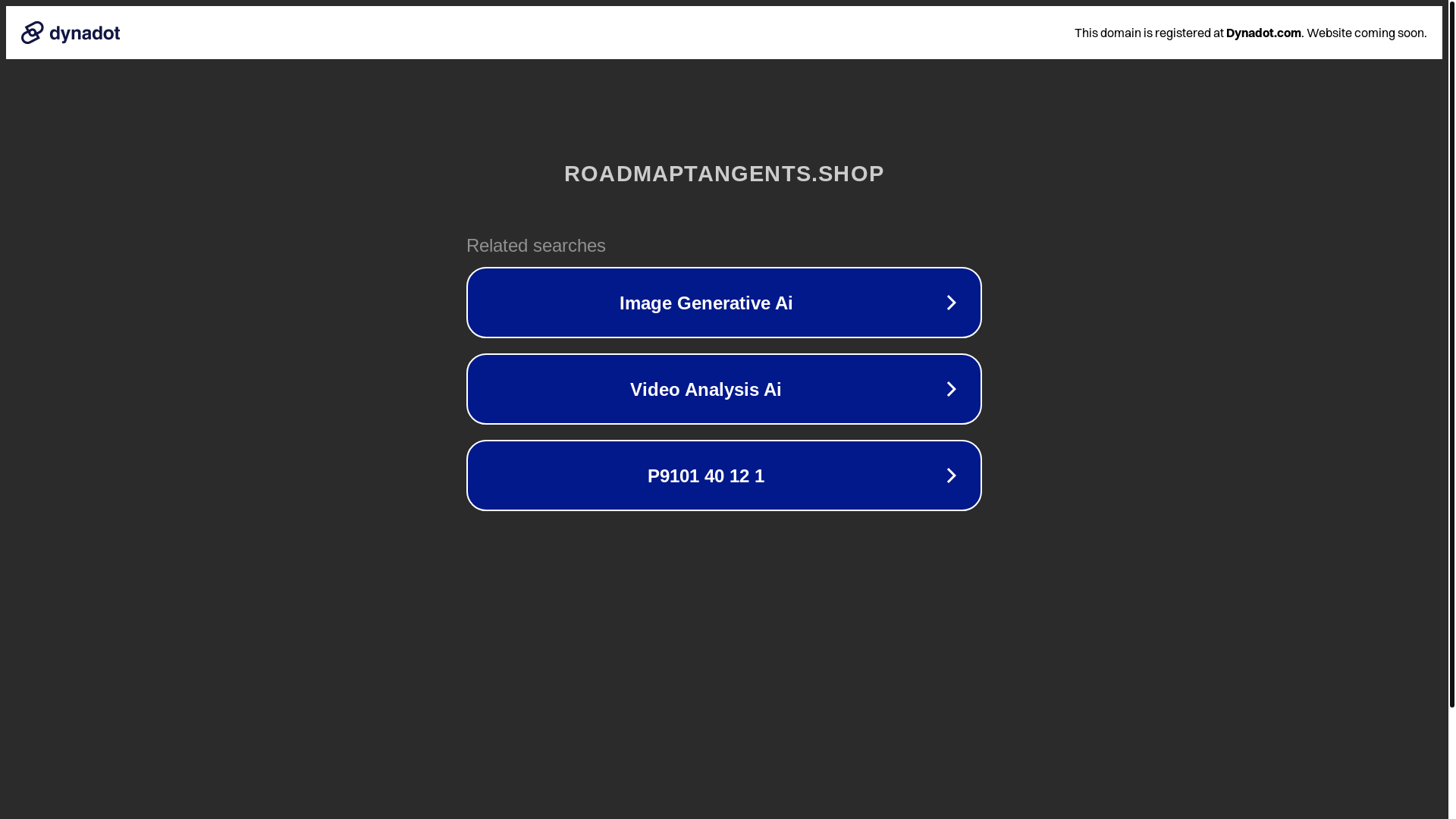 website screenshot of https://roadmaptangents.shop/