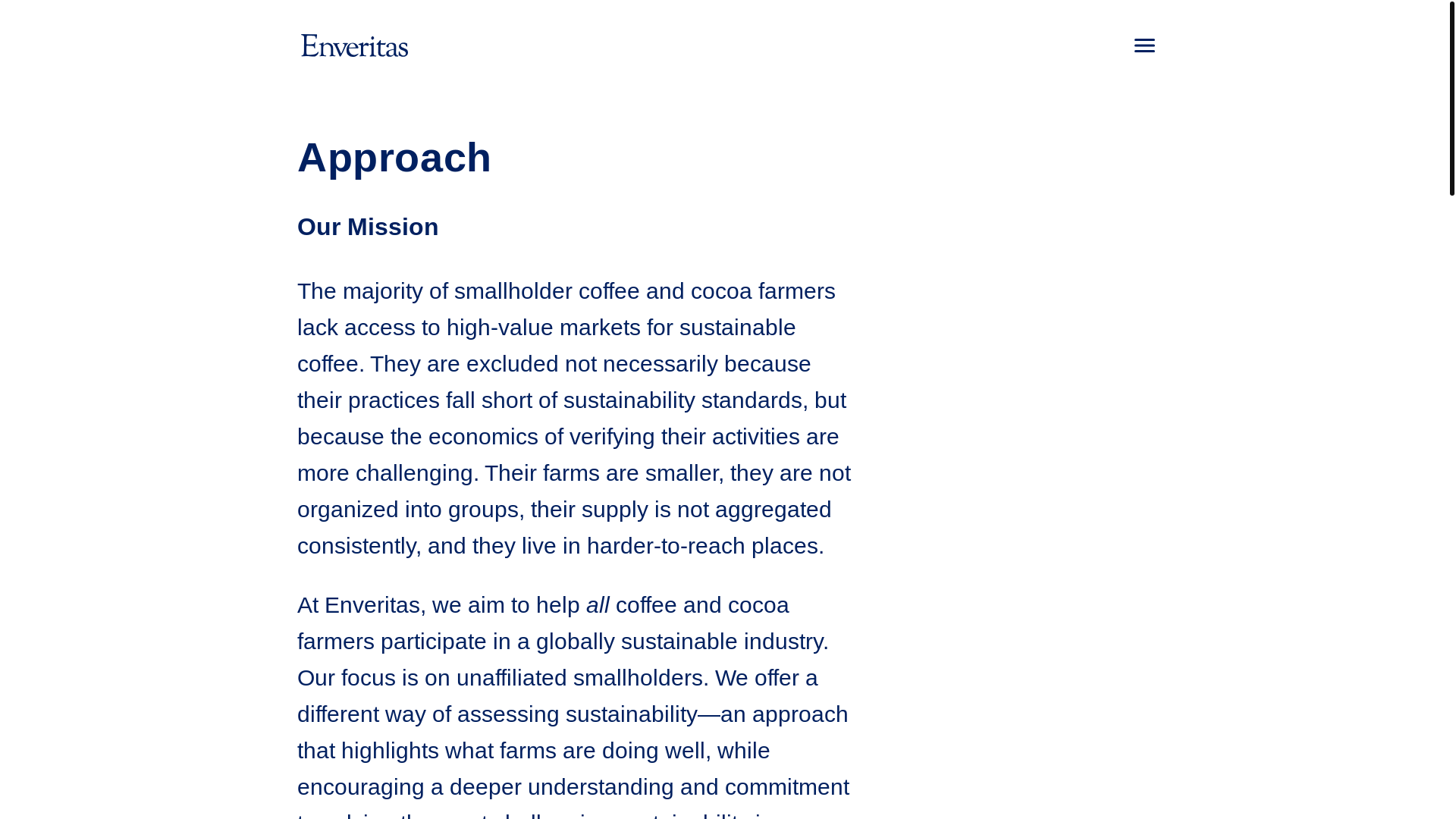 website screenshot of https://envrts.org/