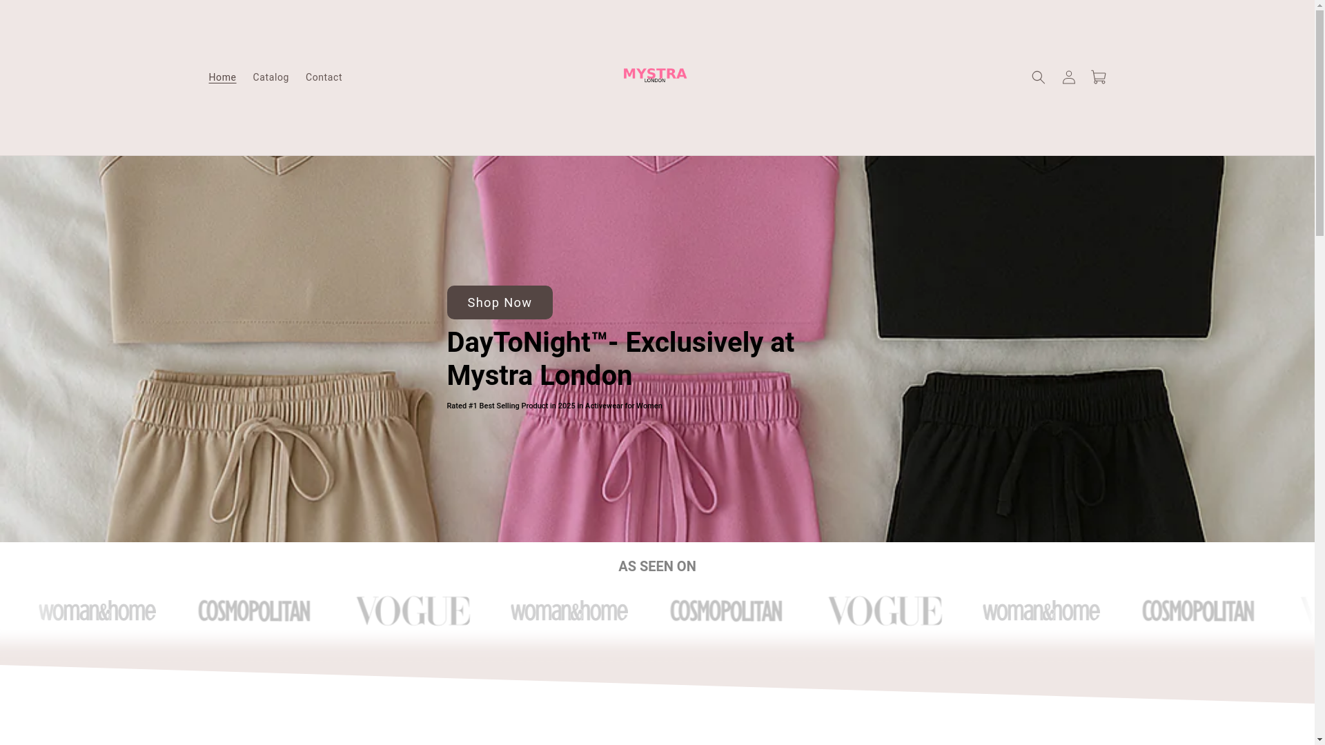 website screenshot of https://mystralondon.store/
