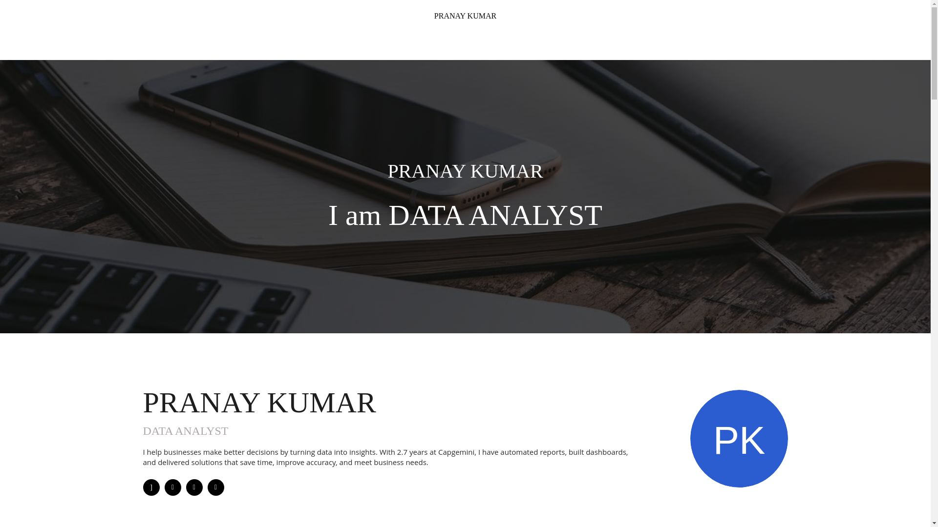 website screenshot of https://pranayinnovator.bio/