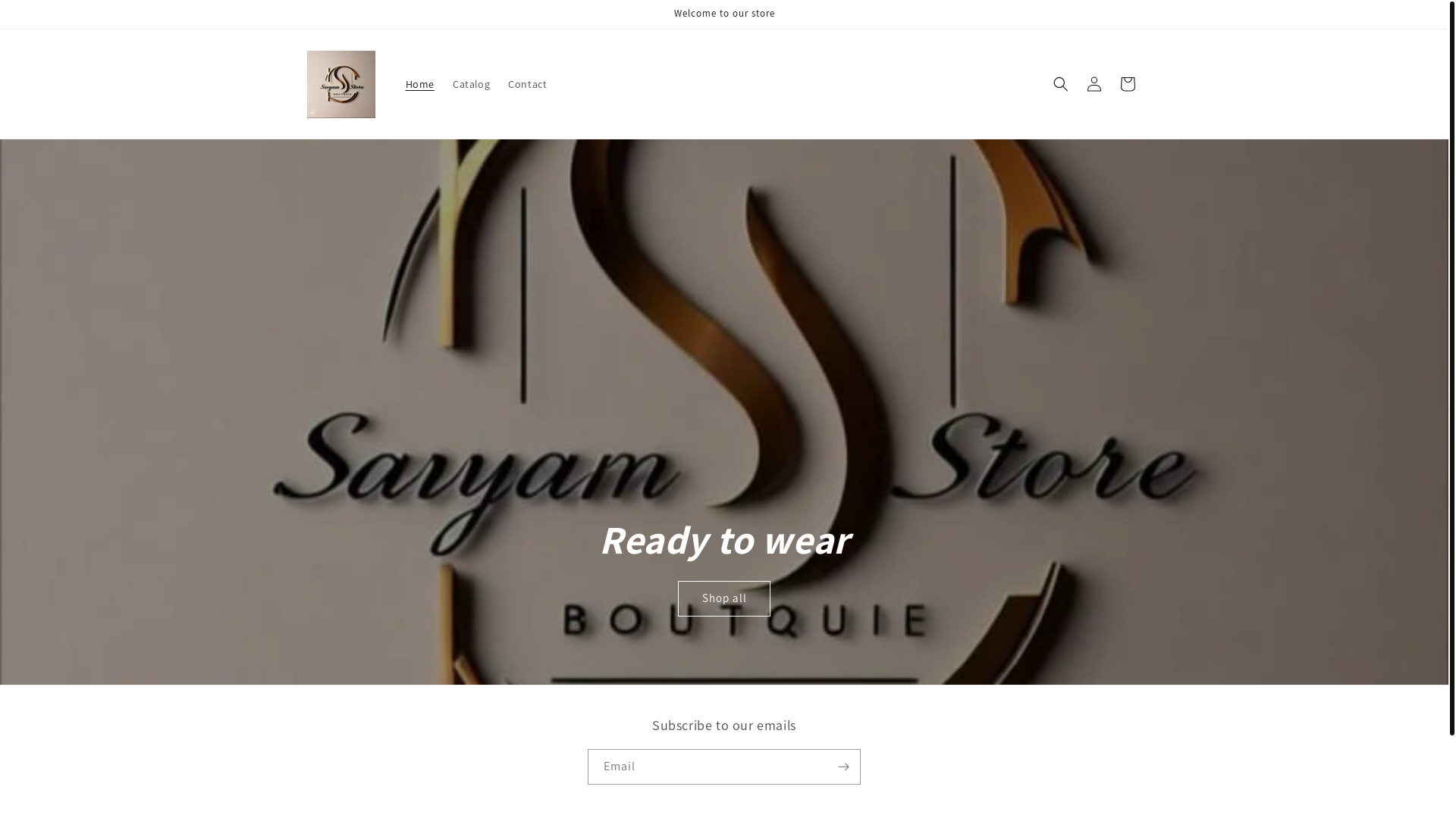 website screenshot of https://sayyamstore.com/