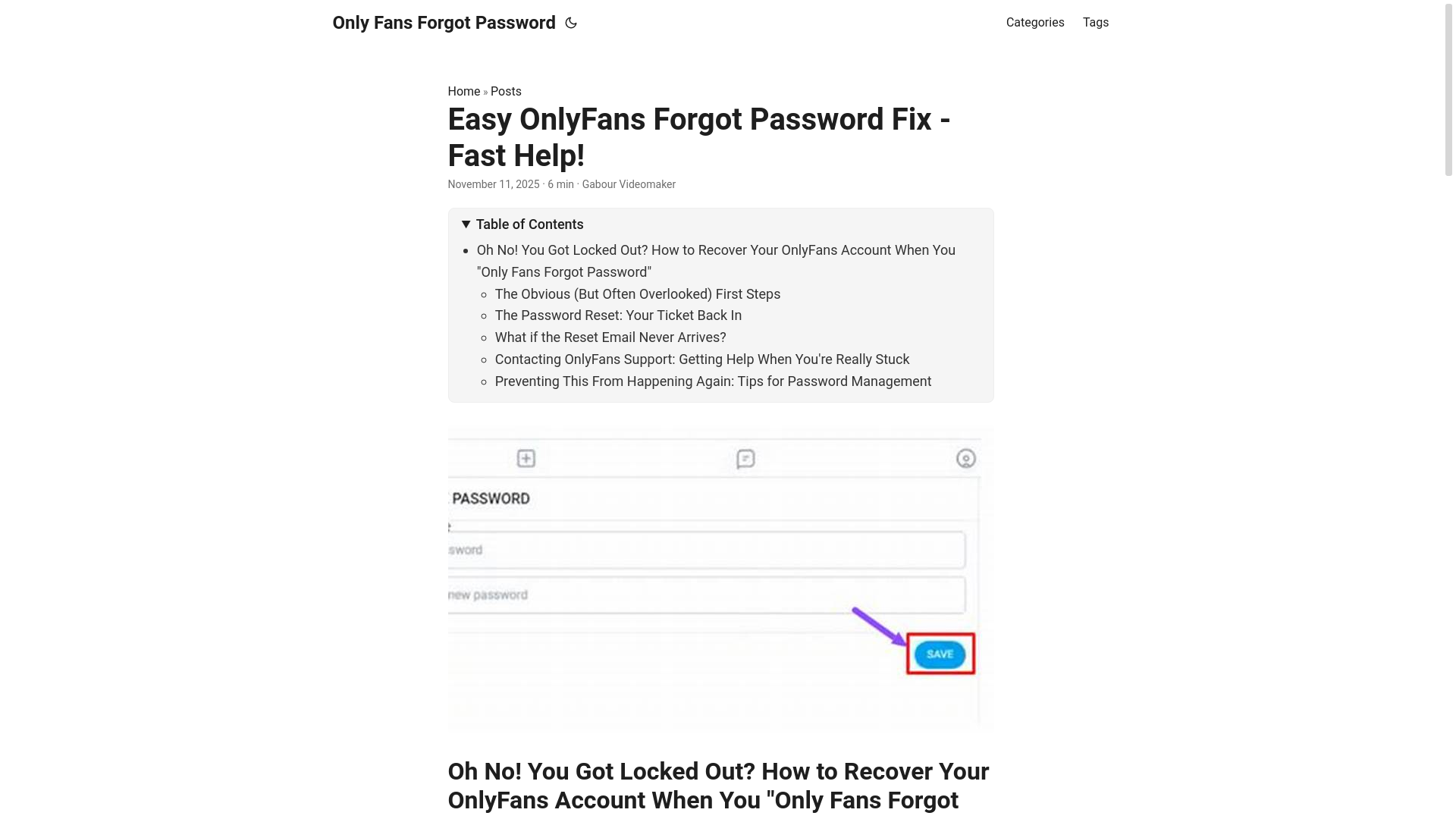 website screenshot of https://only-fans-forgot-password.pages.dev/