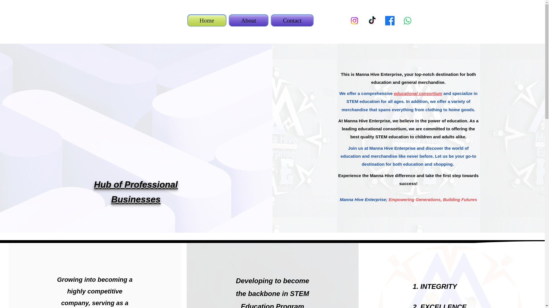 website screenshot of https://mannahivegc.com/