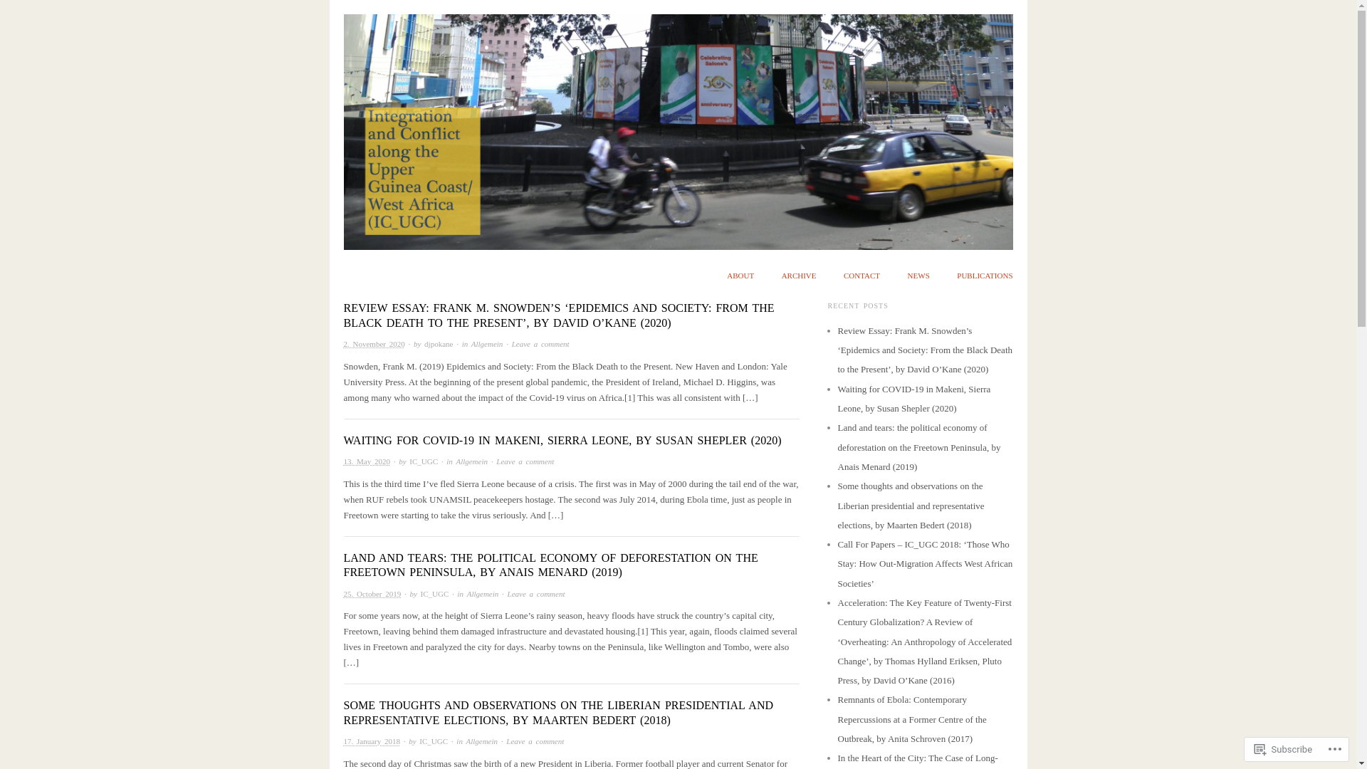 website screenshot of https://upperguineacoast.com/