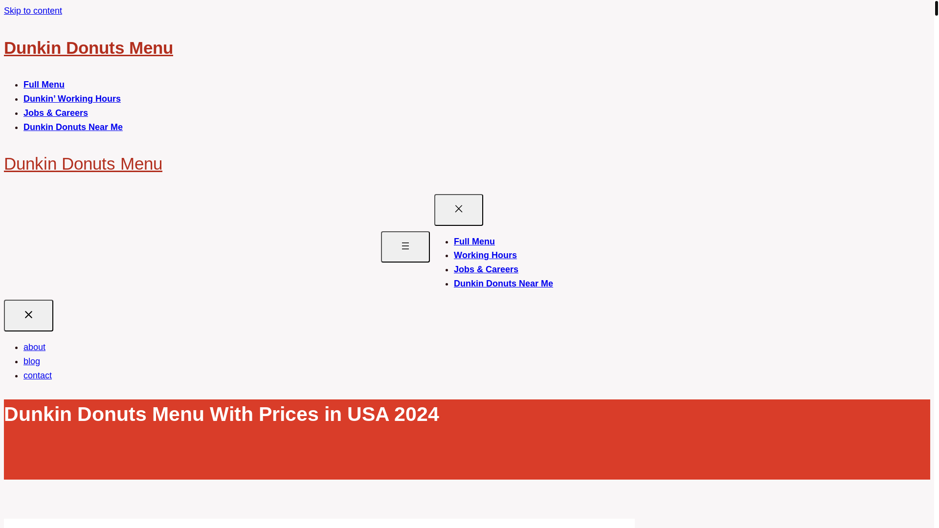 website screenshot of https://dunkindonuts.pages.dev/
