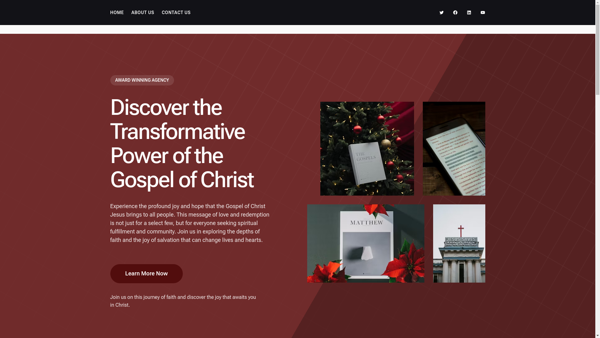 website screenshot of https://jesusalovestory.com/