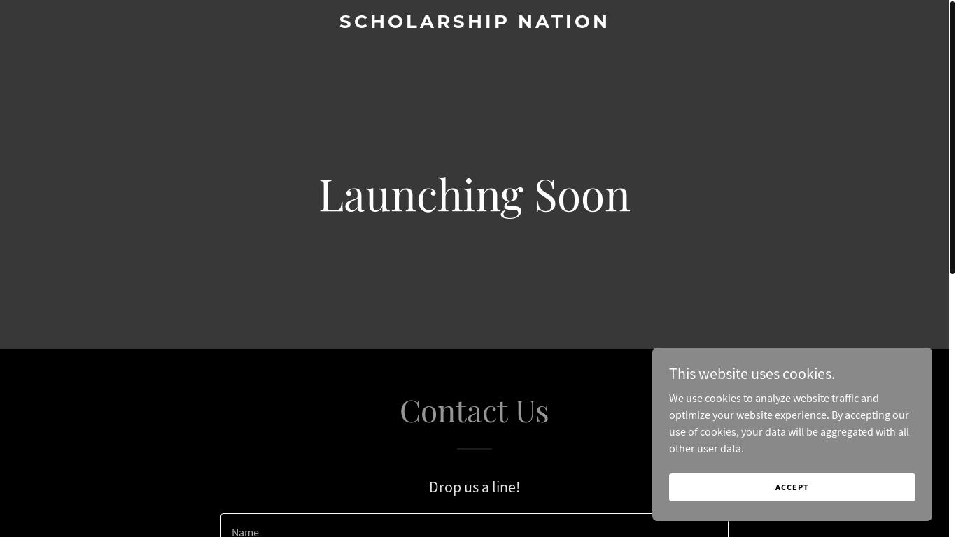 website screenshot of https://scholarship-nation.com/