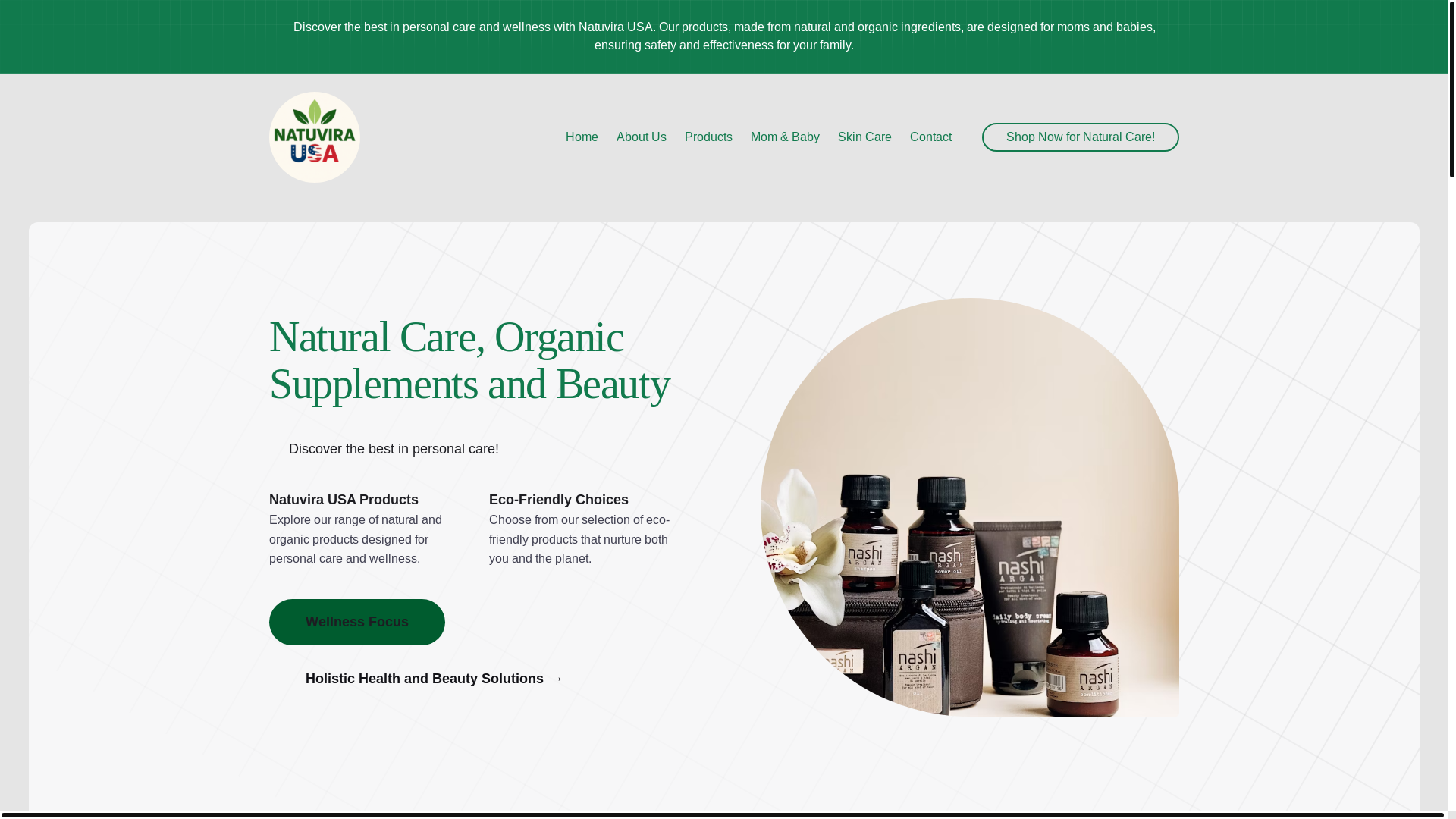website screenshot of https://natuvira.com/