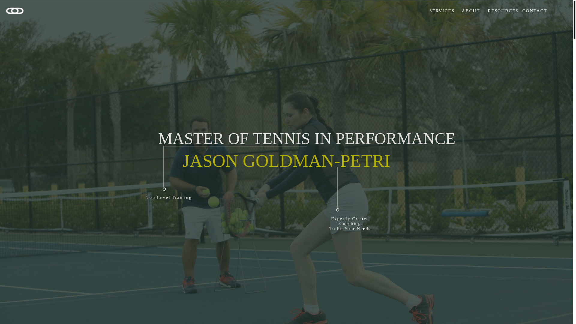 website screenshot of https://jasontenniscoach.com/