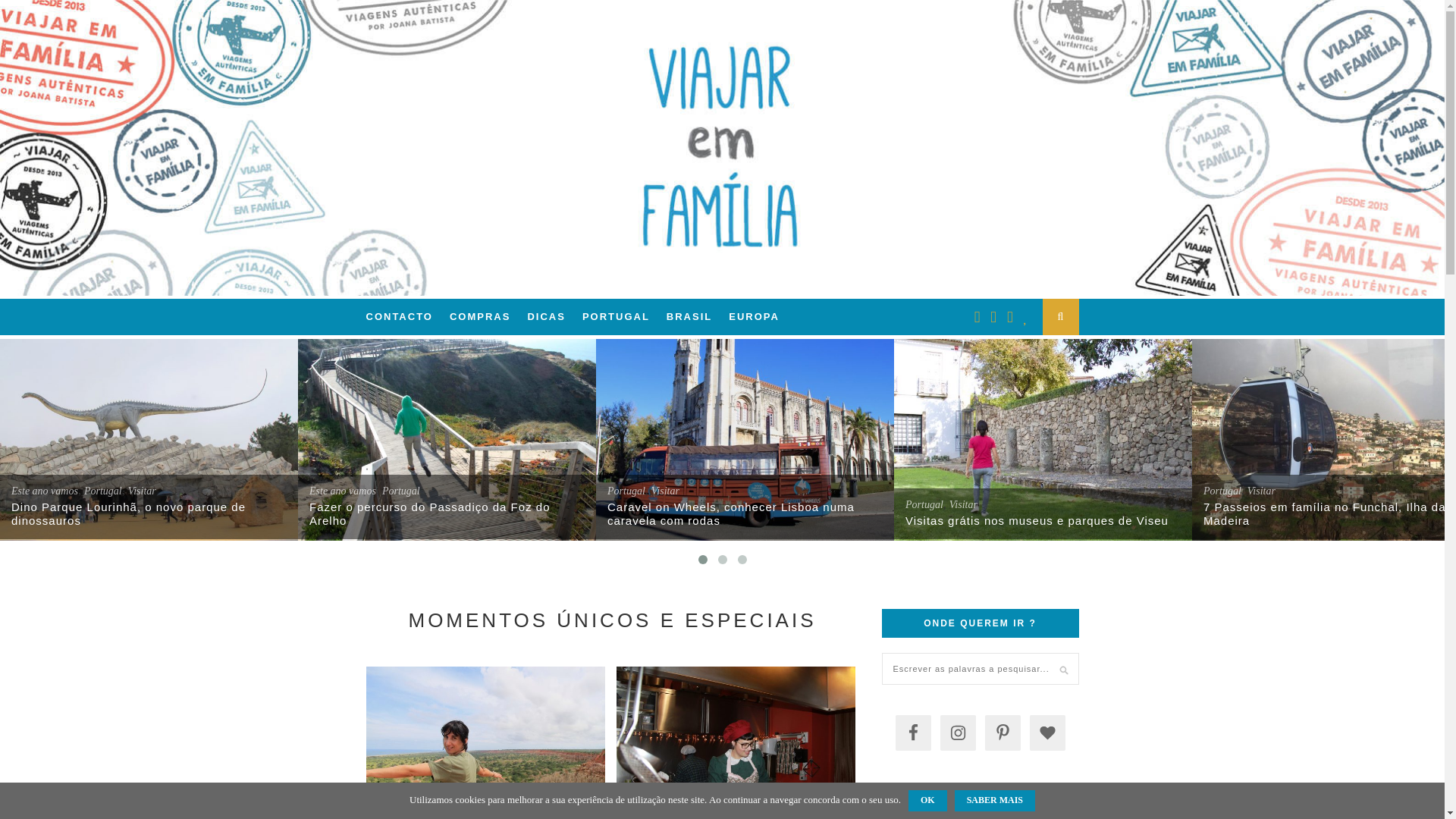 website screenshot of https://www.viajaremfamilia.com/