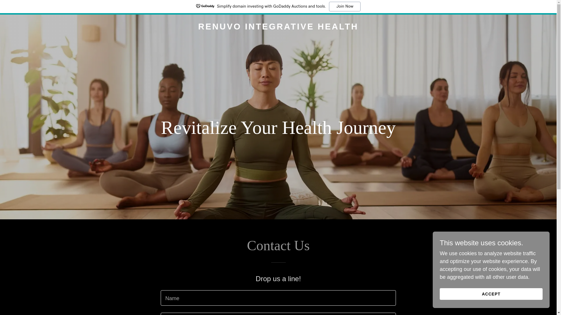 website screenshot of https://renuvotherapy.com/