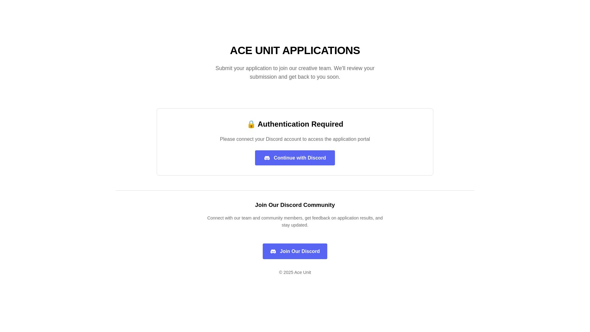website screenshot of https://ace-unit.online/