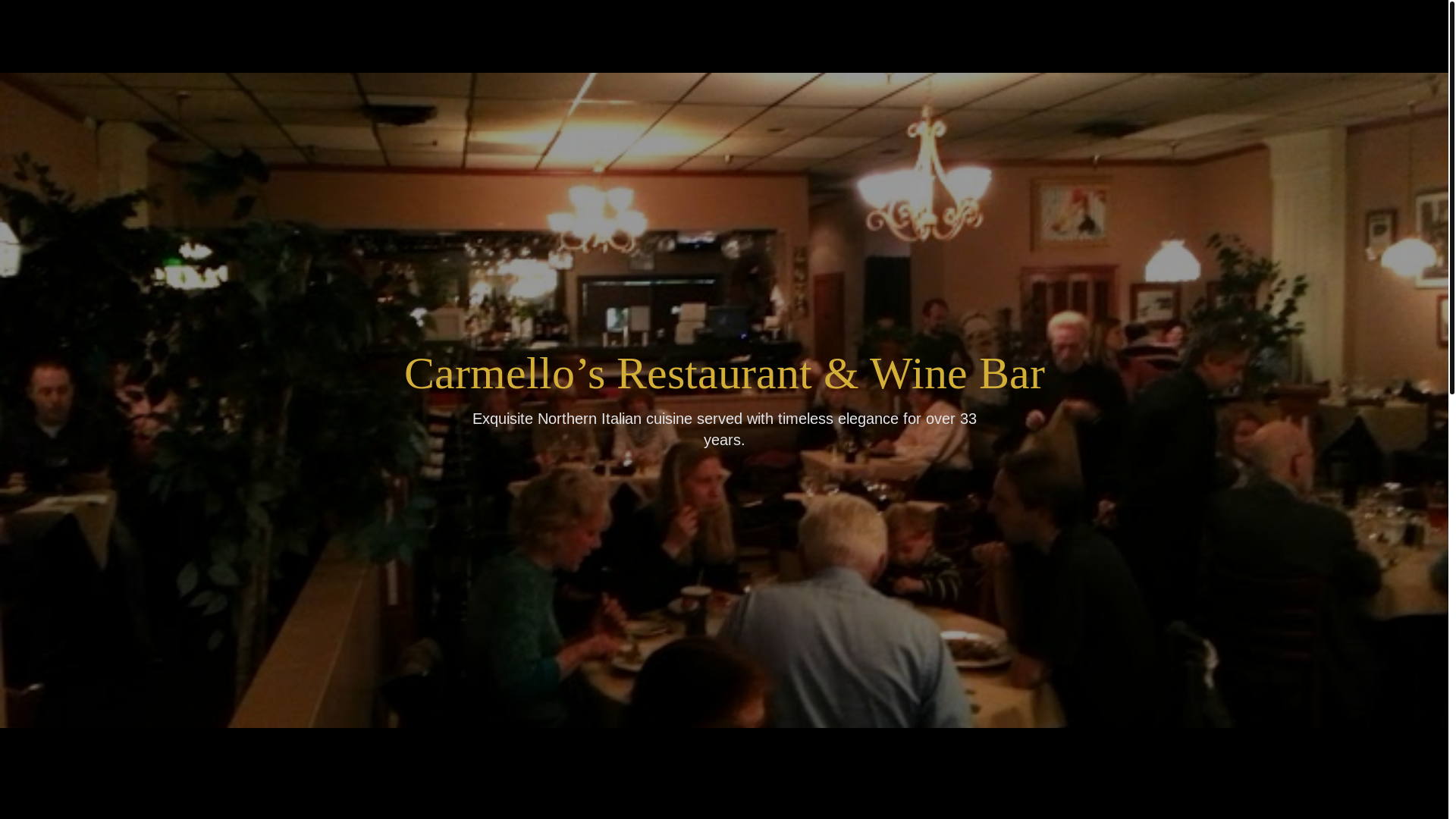 website screenshot of https://carmellosrestaurant.net/