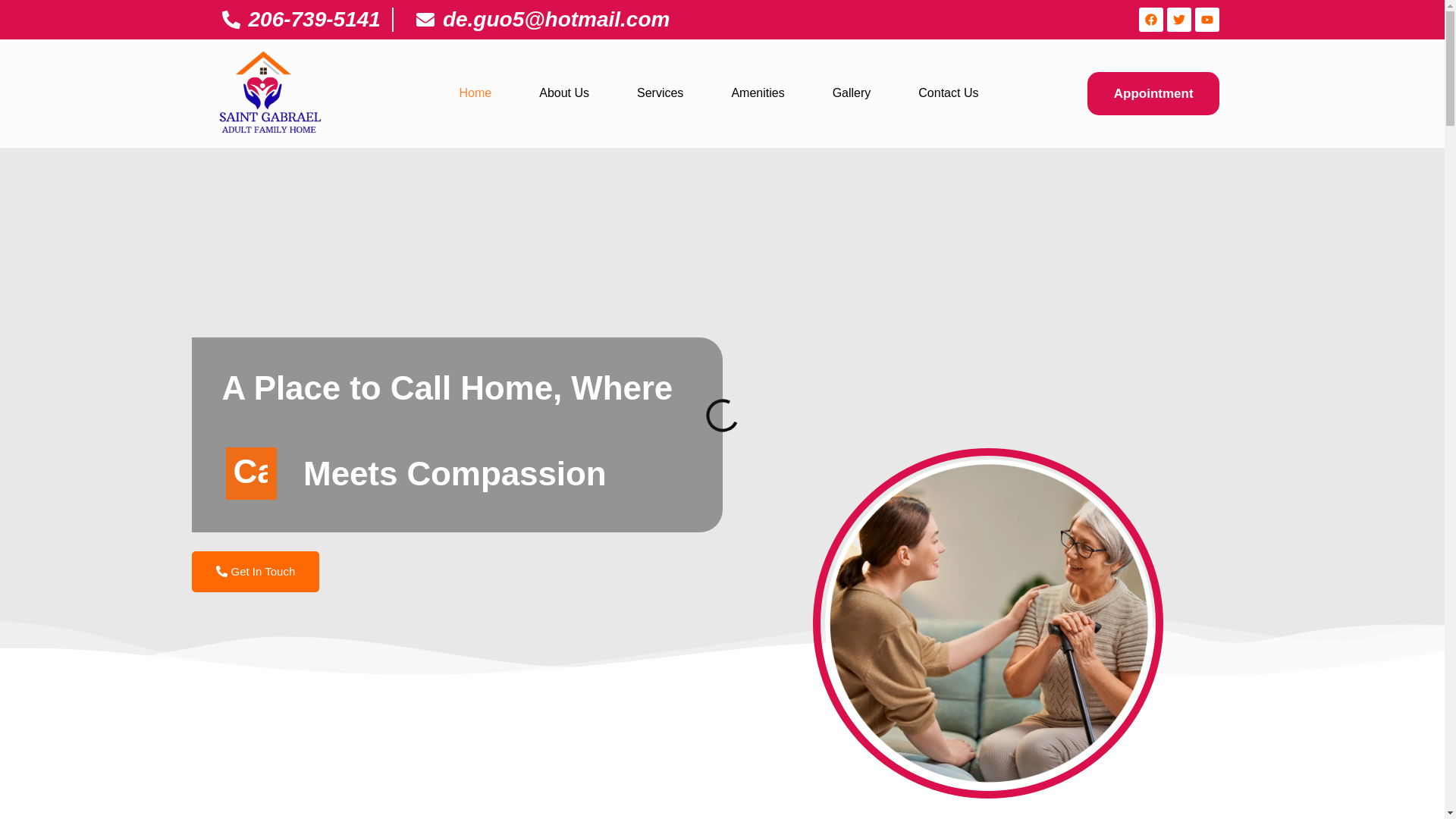 website screenshot of https://saintgebraelafh.com/